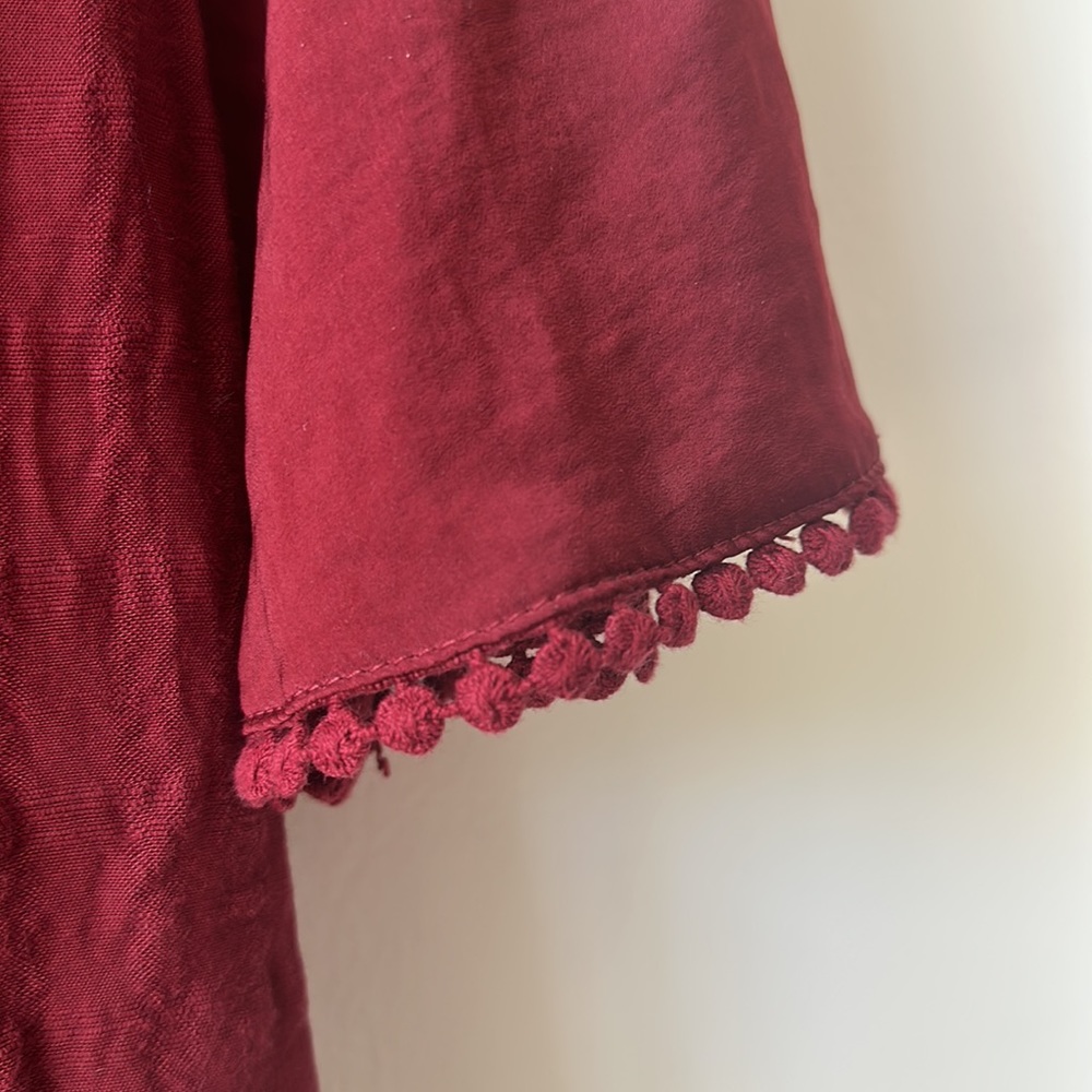 Maroon Gypsy Tunic - Picture 2 of 2